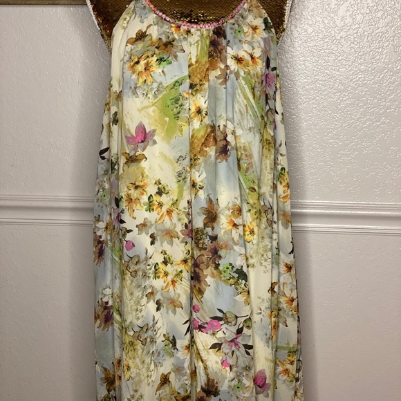 Kori America floral mini dress size large. - Picture 1 of 3